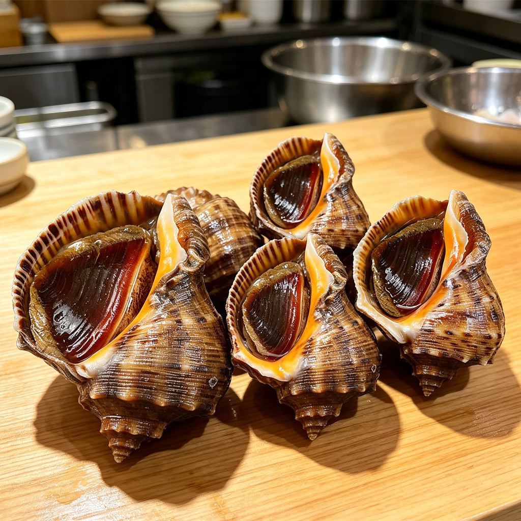 Fresh Whole Sea Snails In Shell