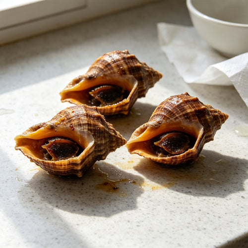 Fresh Whole Sea Snails In Shell